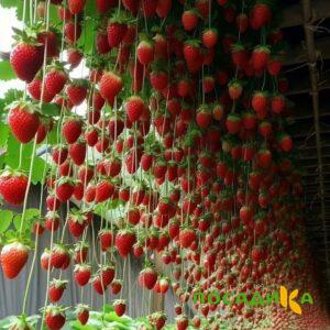 Клубника ампельная Анастасия купить по цене от 370р. в интернет-магазине «Посадика» с доставкой почтой в в Красавиное и по всей России – [изображение №1].